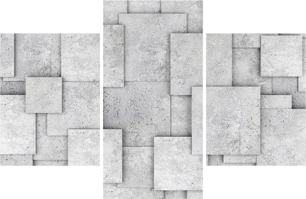 Kép - Betoncsempék absztrakciója (90x60 cm)