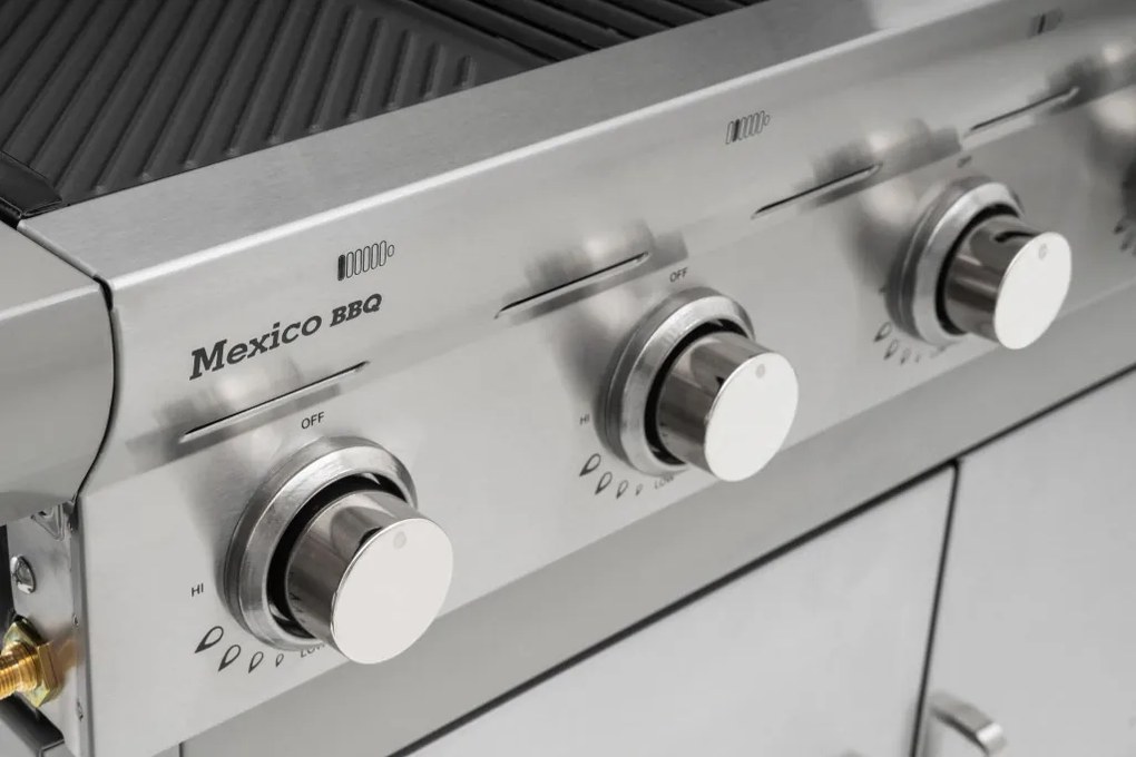 G21 Mexico BBQ Premium line gázgrill, 7 égőfej + ajándék nyomáscsökkentő