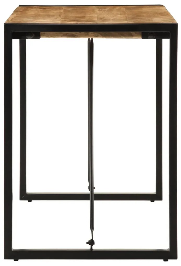 Tömör nyers mangófa étkezőasztal 120 x 55 x 76 cm
