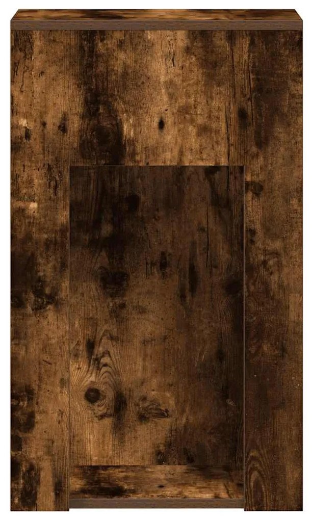 Számítógépes toronyállvány fiókkal füstölt tölgy 30x44x74 cm