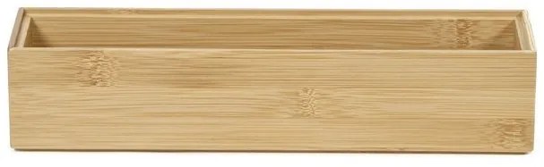 Szervező Compactor Bamboo Box, 30 x 7,5 x 6,35 cm, natúr fa