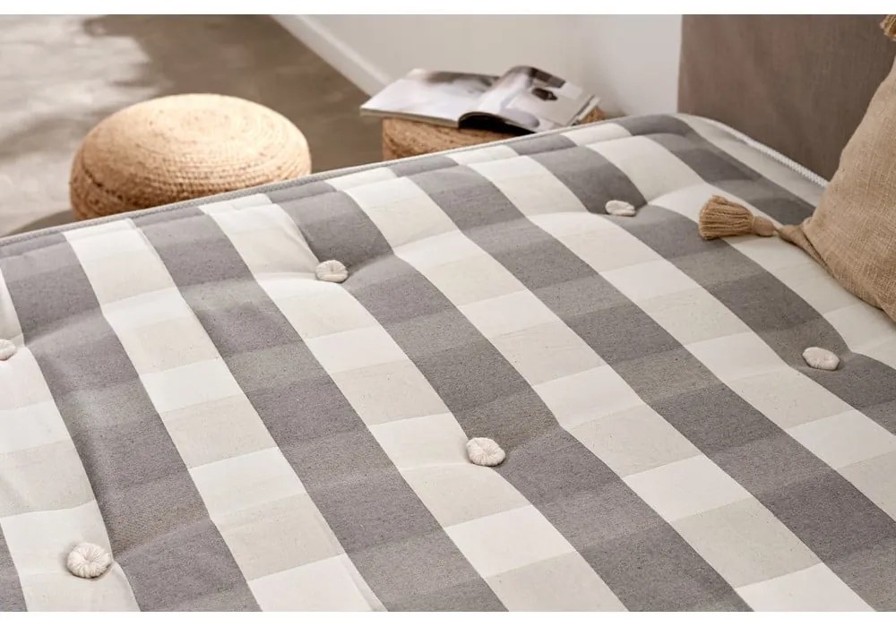 Közepes keménységű hőszabályozó rugós matrac 200x200 cm Grand Spring Nature – Moonia