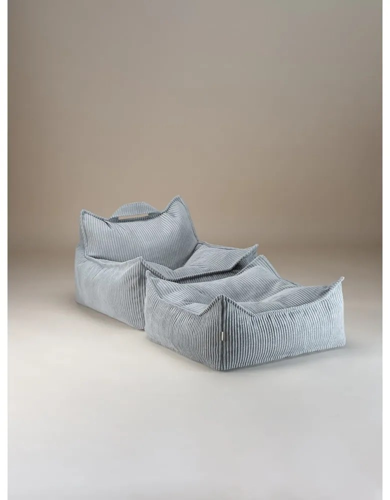Mentazöld kordbársony gyerek babzsákfotel Chair – Wigiwama