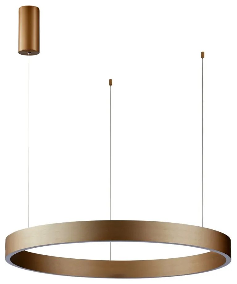ITALUX 5902854537907 BRASCO Modern Led Függesztett Lámpa Fehér, Arany LED IP20