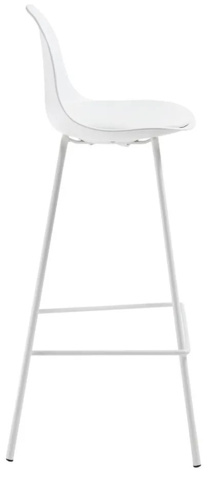 Fehér bárszék (ülésmagasság 65 cm) Brighter – Kave Home