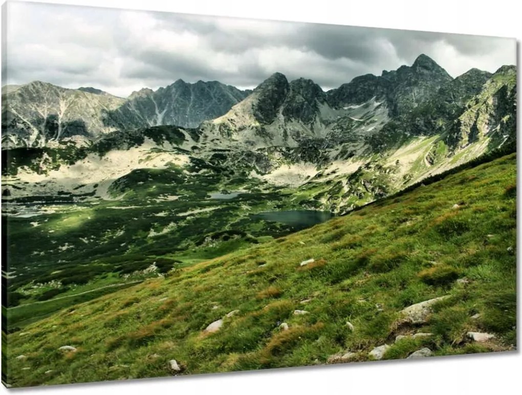 Vászonkép 90x60 Tátra Lengyel hegyek Kilátás