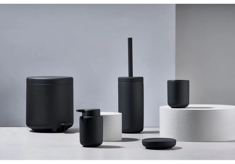 Ume fekete porcelán szappantartó - Zone