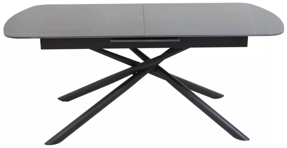 Vector bővíthető étkezőasztal fekete 160-200cm