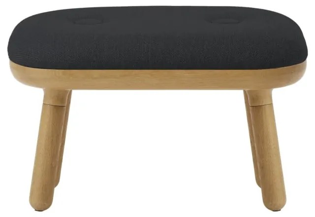 Antracitszürke-natúr színű ülőke Paff Low – UMAGE