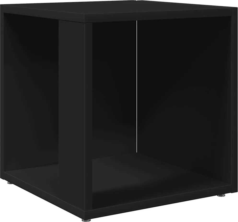 vidaXL fekete szerelt fa kisasztal 33 x 33 x 34,5 cm