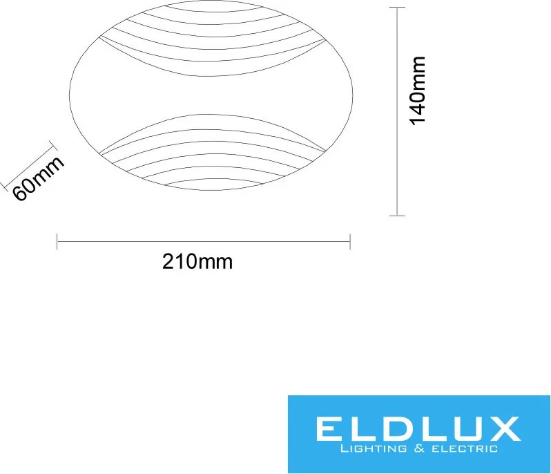 UNIVERSO Fali lámpa 6w 480lm CCT IP20 210x140x60mm fehér