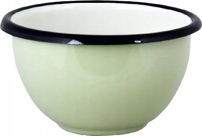 Zománcozott Tál 400ml zöld konyhai zománcozott gyümölcstál 11cm