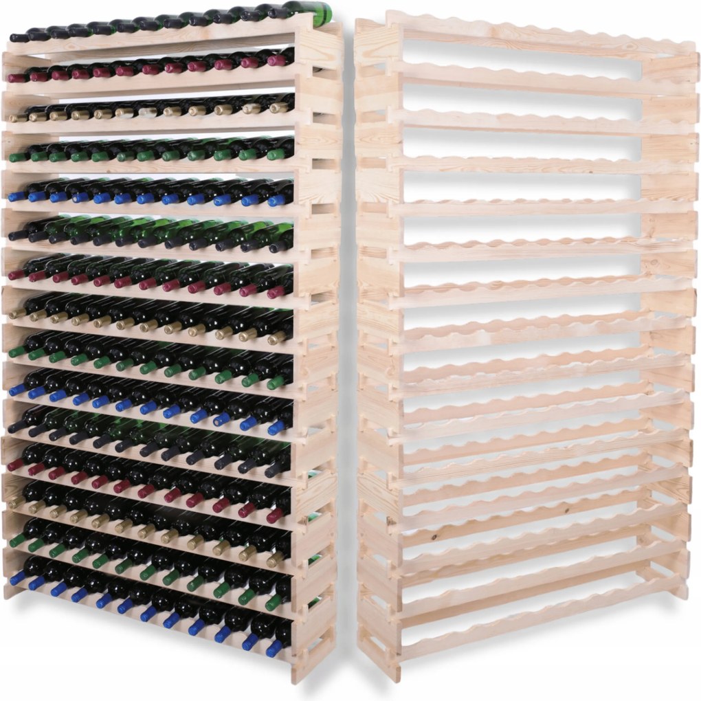 180 palackos állvány bortartó állvány moduláris 15x12 építs úgy, mint egy kattanó építőkockát