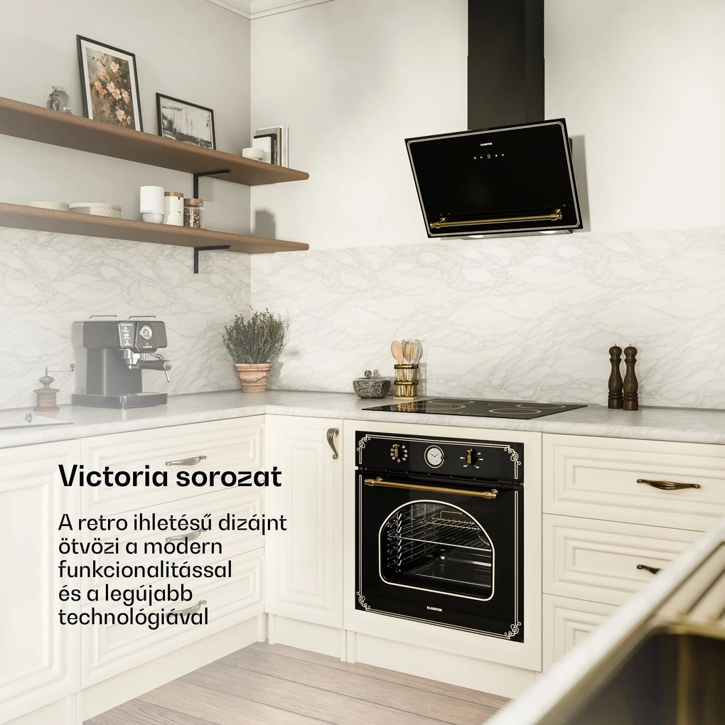 Klarstein Viktoria ferde páraelszívó 90 cm légáram 336 m³/h