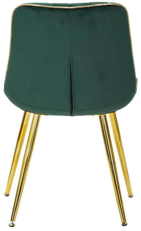 Szék paris verde/arany készlet 2 db 51x59x79cm