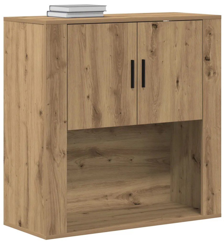 Fali Szekrény Mesteri Tölgy 80x33x80 cm Forgácslap