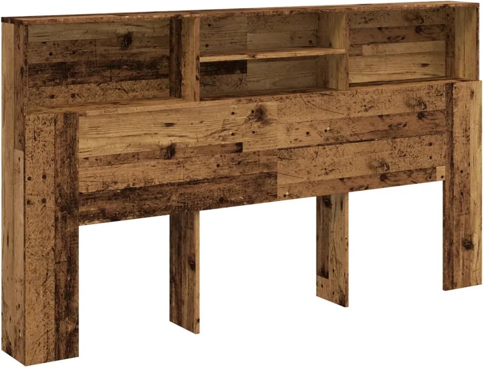 vidaXL antik fa színű szerelt fa áthidalószekrény 180 x 19 x 103,5 cm