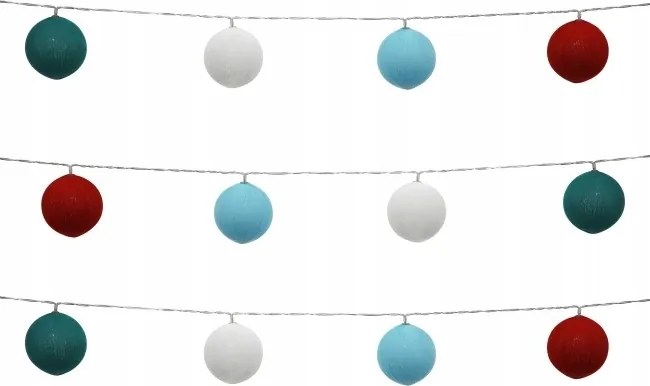 Fényfüzér Goodhome 22 cm elemes többszínű