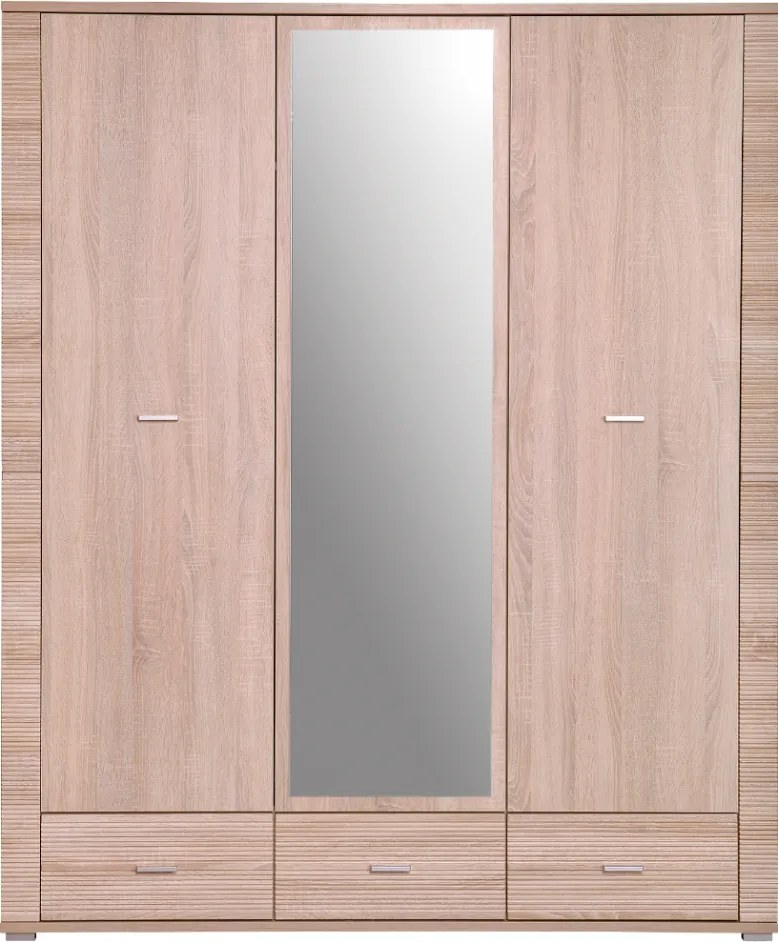 Tükrös szekrény typ 2, sonoma tölgy, GRAND