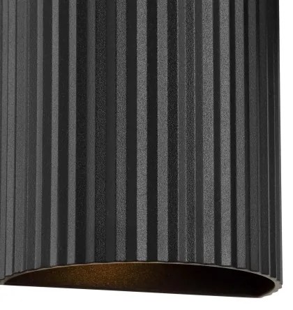 Brilliant - Fali lámpa UNDULA 2xGU10/10W/230V fekete