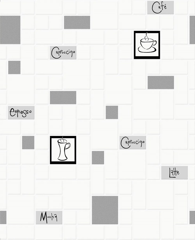 Fehér Mosható Tapéta Konyha Csempe Tapéta