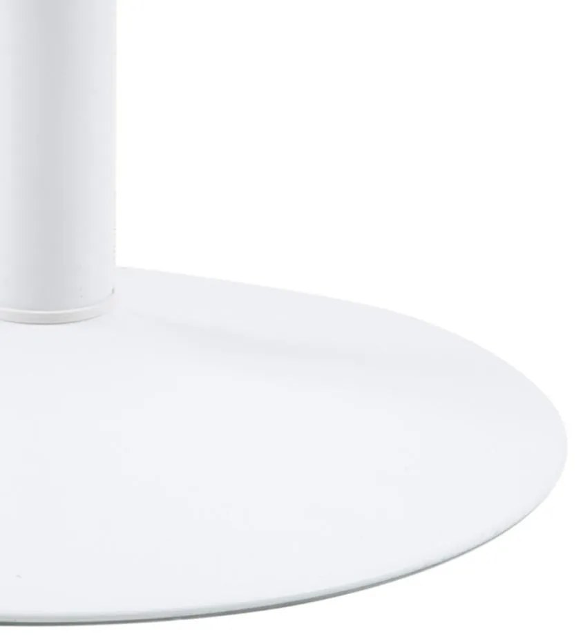 Ibiza Kerek Étkezőasztal Fehér 74cm