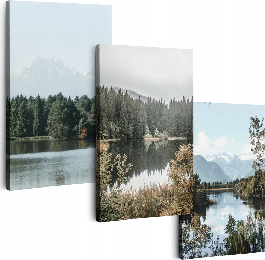 Vászonkép 180 cm **többféle minta** Nappali Falikép Tó