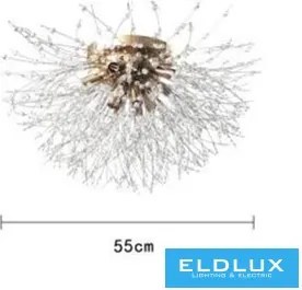 ELDLUX PN-13O Kristály Mennyezeti Lámpa IP20