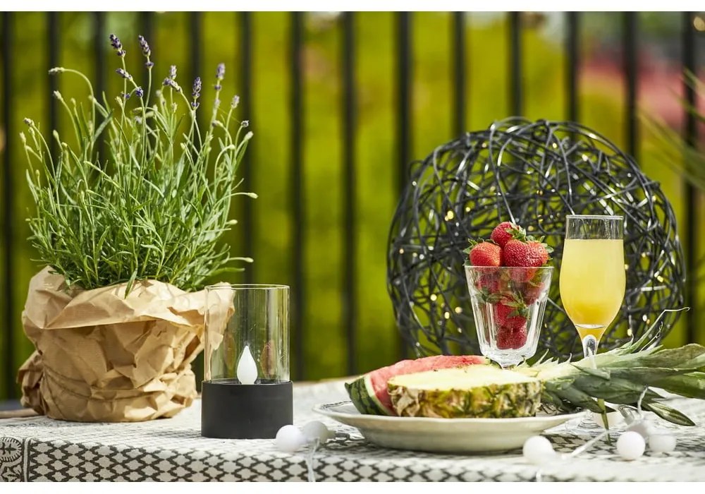 Puloun fekete kültéri LED fénydekoráció, magasság 13,5 cm - Star Trading