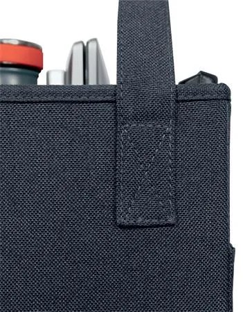 Hordozótáska, 3 rekeszes, LEITZ Fabric Hot Desking, sötétszürke (E64440089)