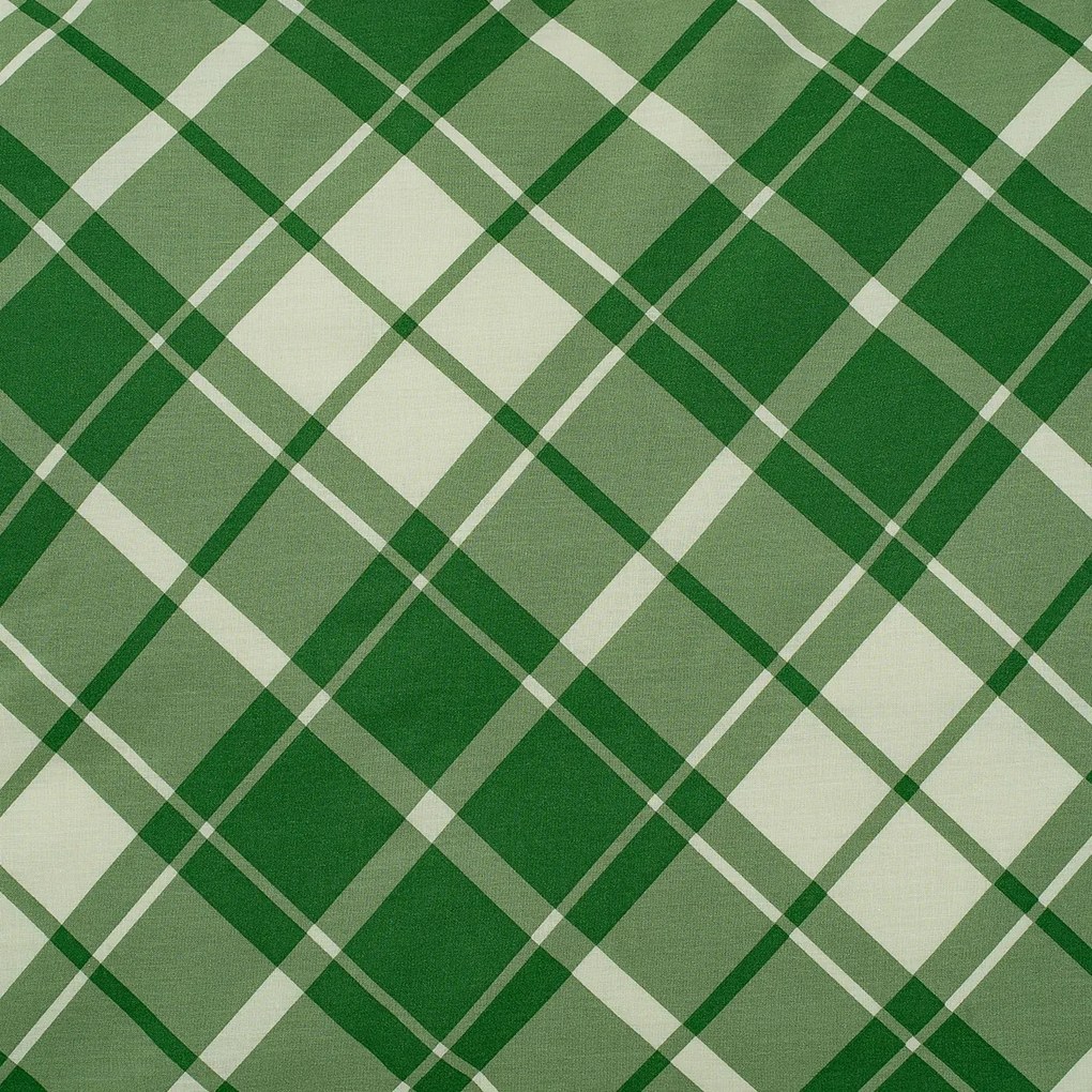 4Home Scotch pamut ágyneműhuzat zöld, 140 x 200 cm, 70 x 90 cm, 140 x 200 cm, 70 x 90 cm