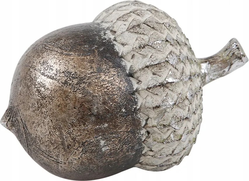 Makk Figura Dekoratív Őszi Halloween Ezüst 12cm Otthoni Nappaliba