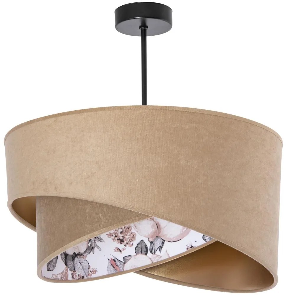 Csillár rúdon 1xE27/60W/230V bézs