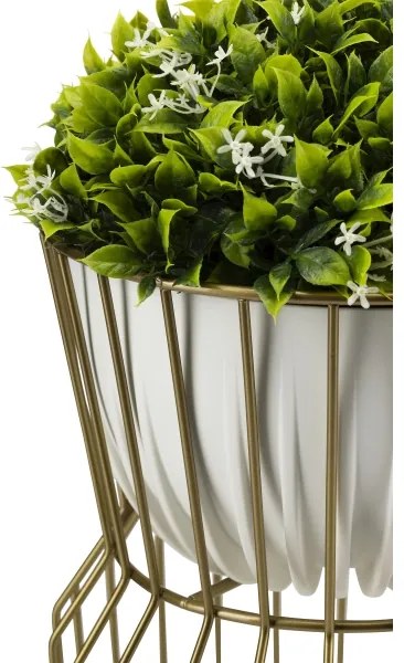 Virágállvány 50x26 cm arany