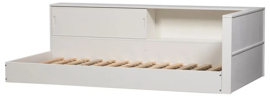 Fehér borovi fenyő egyszemélyes ágy ágyrács nélkül 90x200 cm Carter – WOOOD