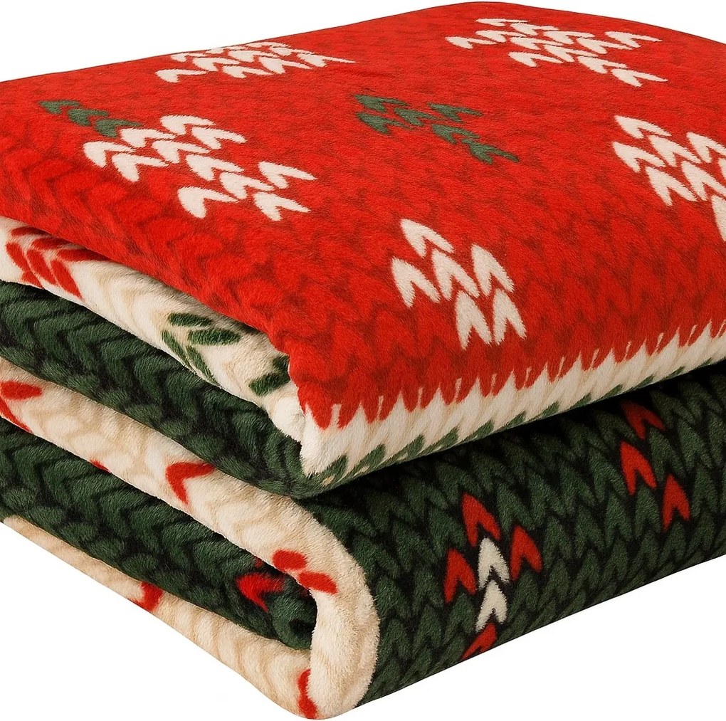 Karácsonyi takaró 160x200 Puha és Hangulatos, Meleg, Karácsonyi design