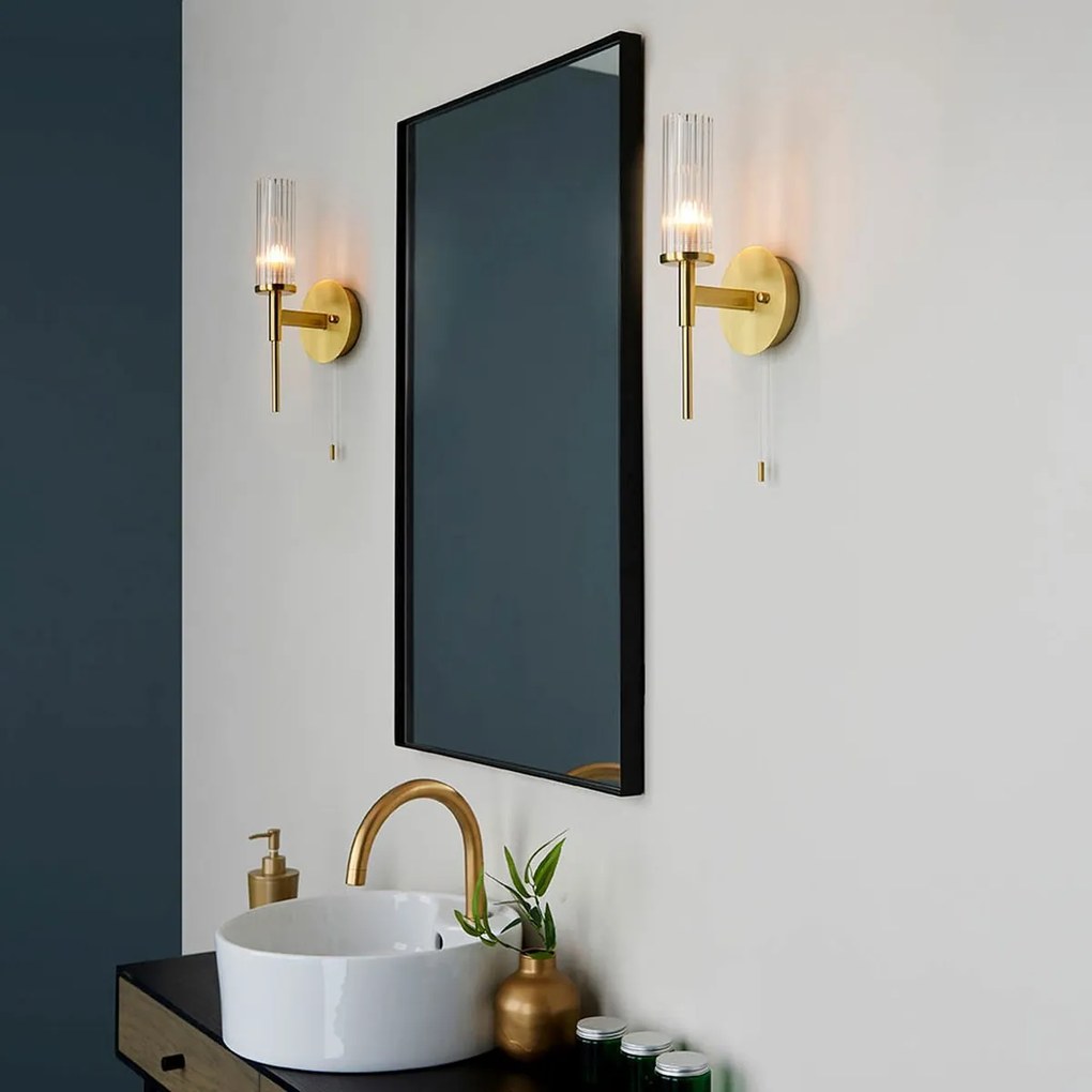 Endon glamour modern fürdőszobai lámpa talo sárgaréz átlátszó end96163