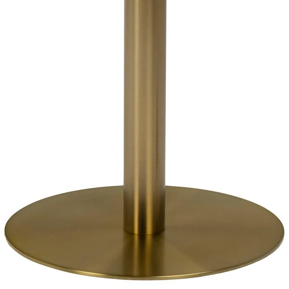 Corby márvány étkezőasztal fehér-arany 80 cm