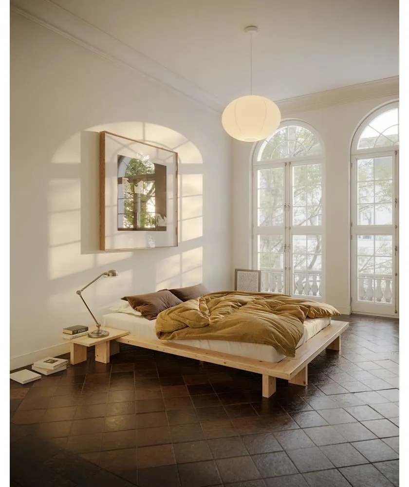 Barna borovi fenyő éjjeliszekrény Japan – Karup Design