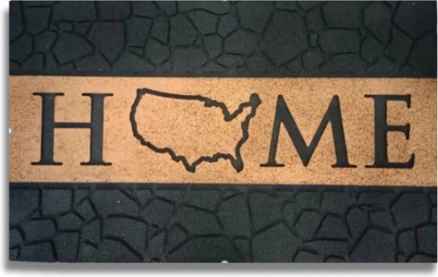 Lábtörlő Kültéri Ajtó Alatt 45x75 Bejárati Csúszásgátló Gumi