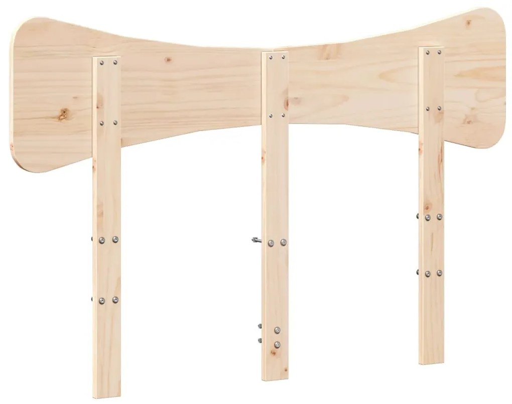 tömör fenyőfa fejtámla 135 cm