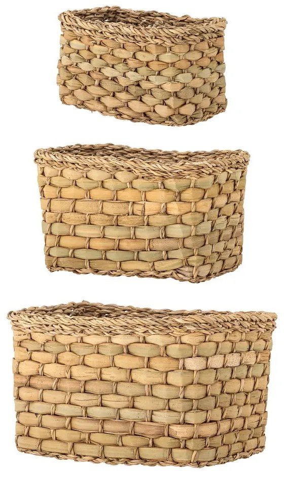 Tengerifű tárolókosár szett 3 db-os 26x16x16 cm Ramon – Bloomingville