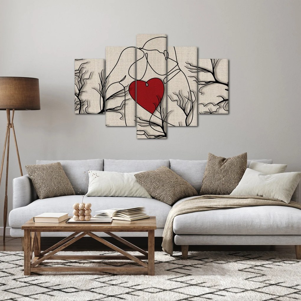 Kép - egy szerelmes pár (150x105 cm)