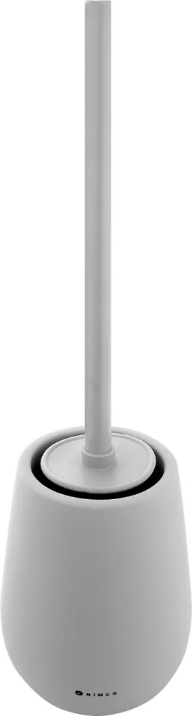 Nimco Tabo WC-kefe, kerámia, világos szürke, rozsdamentes acél nyéllel Ta 3194-04_