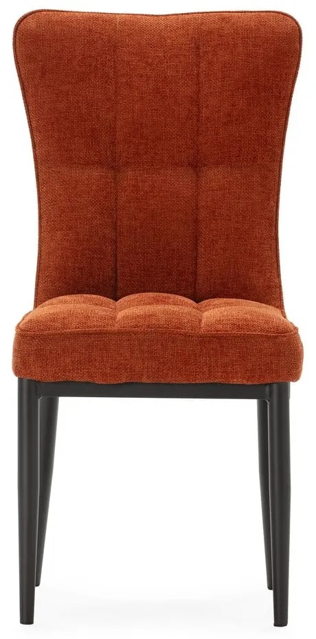 Terrakotta színű étkezőszék szett 2 db-os Damon – Marckeric