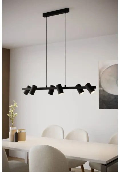 Eglo 99464 - Csillár zsinóron GATUELA 6xE14/25W/230V