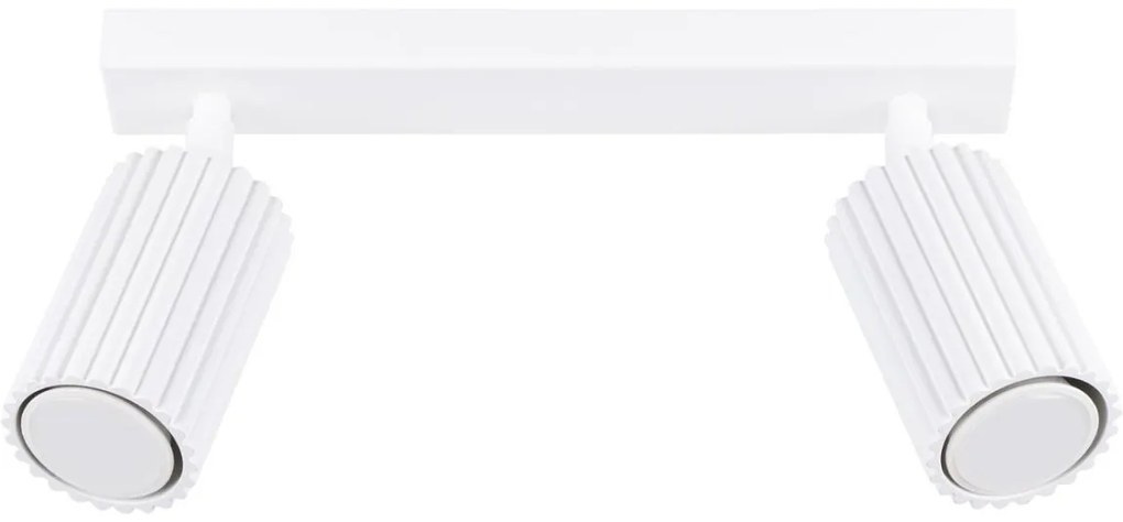 Sollux SL.1542 - Spotlámpa KARBON 2xGU10/10W/230V fehér