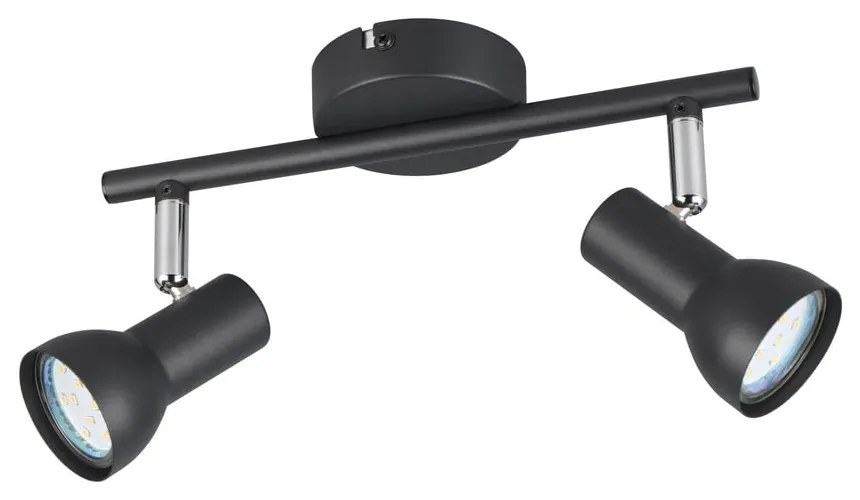 Fekete spotlámpa ø 8 cm Cantar – Reality