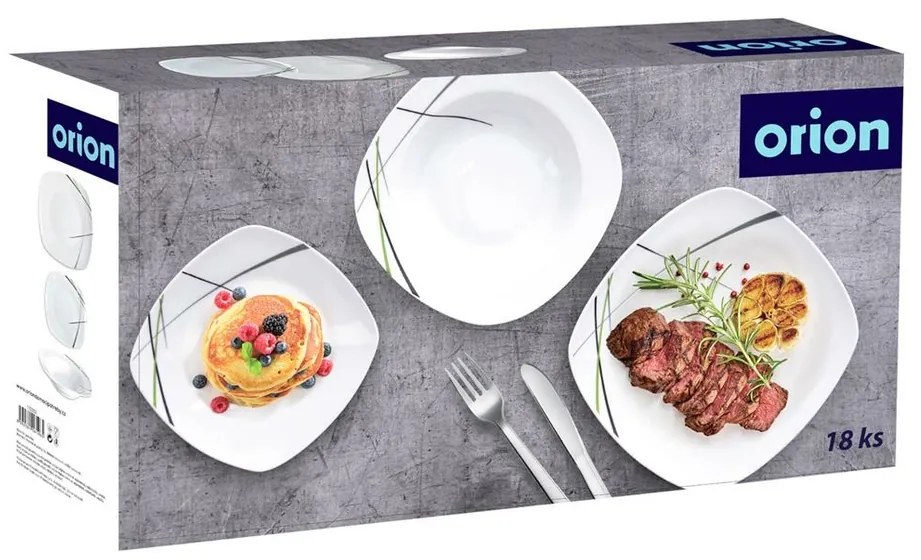 Orion GREEN 18 részes étkészlet