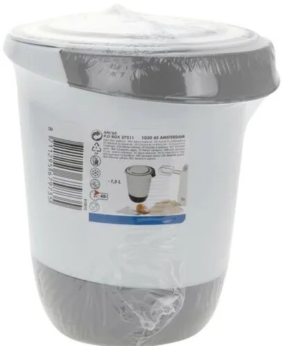 EH Cream habverő tál fedővel 1,5 l, 14 cm